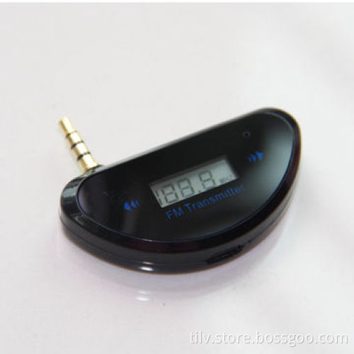 Super Black Car 3.5mm FM Transmitter for Smart Phone